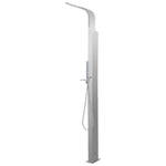 ZNTS Outdoor Shower Stainless Steel Curved 48199