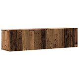 Wall Mounted TV Cabinet Old Wood 120x30x30 cm Engineered Wood 856020