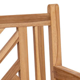 Garden Bench 150 x 60 x 90 cm Solid Teak Wood 42001965