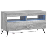 5 Piece LED TV Cabinet Grey Sonoma Engineered Wood 3416929