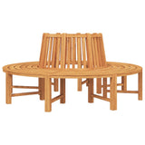 Tree Benches 2 pcs Half Round 201 cm Solid Wood Teak 3157907