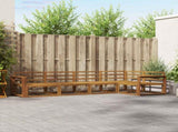 Outdoor Sofa Set 5 pcs Natural Solid Acacia Wood 3367582