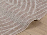 Area Rugs Round PALMERAS Beige 120 CM Polyester 42022593