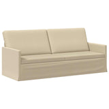 Sofa Set 2 pcs Cream Fabric 3433169