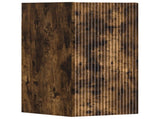 Bathroom Furniture Set 3 pcs Smoked Oak 33 x 34.5 x 160 cm 3406048