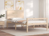 Senior Bed without Mattress Small Single Solid Wood 3195441
