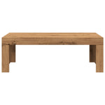 ZNTS Coffee Table Artisan Oak 102x50x35 cm Engineered Wood 856683