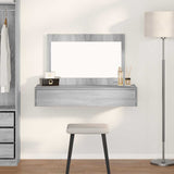 Dressing Table Grey 100 x 40 x 70 cm Engineered Wood 865213