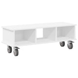 TV Stand White 100 x 35 x 35 cm Engineered Wood 891032