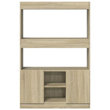 Highboard Sonoma Oak 92x33x140 cm Engineered Wood 3309611
