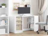 Desk with Drawer White 100 x 40 x 75 cm Engineered Wood 8000452