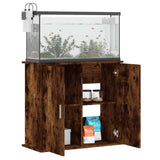 Aquarium Stand Smoked Oak 81x36x73 cm Engineered Wood 833628