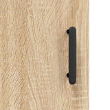 Highboard Sonoma Oak 69.5x34x180 cm Engineered Wood 3198220