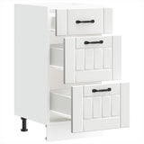Kitchen Base Cabinet Lucca White Engineered Wood 854230