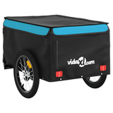 Bike Trailer Black and Blue 45 kg Iron 94107