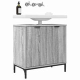 Bathroom Sink Cabinet with Door Grey Sonoma 60.5 x 33.5 x 61 cm 883420