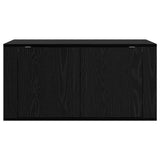 Wall Mounted TV Cabinet Black Oak 80 x 34.5 x 40 cm 881152