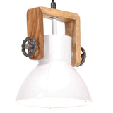 Industrial Hanging Lamp 25 W White Round 19 cm E27 320540