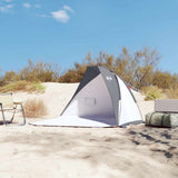 Beach Tent Grey 268x223x125 cm 185T Polyester 94408
