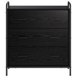 Sideboard Black Oak 73 x 33 x 81 cm Engineered Wood 8013818