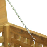Rope Box 40x40x40 cm Solid Wood Teak 338262