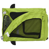 Pet Bike Trailer Green Oxford Fabric and Iron 93962