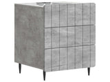 Bedside Cabinet Concrete Grey 43x 41 x 68 cm Engineered Wood 894328