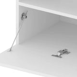 TV Cabinet with LED Lights High Gloss White 75x35x40 cm 804403