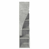 Corner Cabinet 32x32x140cm Engineered Wood Concrete Grey 889878