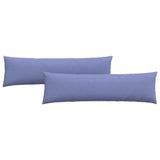Sofa Pillows 2 pcs Jeans Blue 145 x 40 cm Fabric 42013839