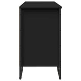 Bathroom Sink Cabinet Black 91x35x60 cm Engineered Wood 848659