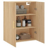 Wall Mounted Cabinet Sonoma Oak 69.5x34x90 cm 828415