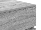 Bedside Cabinet with 3 Drawers Grey Sonoma 39x35x65 cm 861347