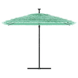 Garden Parasol with Steel Pole Green 290x290x238 cm 4005084