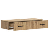 Wall-Mounted Side Table Artisan Oak 87.5 x 34.5 x 17 cm 899014