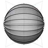 Pool Dome Folding Manual Black 592 x 590 x 275 cm 42001135