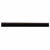 Screw-on Door Brush Seals 12 pcs Brown 100 cm Aluminium Alloy 42019448