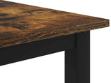 Coffee Table Smoke Oak 100 x 100 x 45 cm Engineered Wood 892586