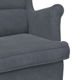 Armchair Dark Grey Velvet 42012825