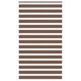 Zebra Blind Brown 135x200 cm Fabric Width 130.9 cm Polyester 4014372