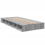 Bed Frame without Mattress Grey Sonoma 100x200 cm 3280515