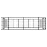 Outdoor Dog Kennel Steel 50.82 m 3082325