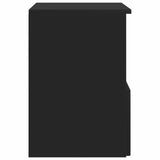 Bathroom Cabinet Black 30 x 35 x 50 cm Engineered Wood 890483