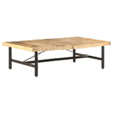 Coffee Table 142x90x42 cm Solid Mango Wood 320653