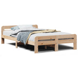 Bed Frame without Mattress 120x200 cm Solid Wood Pine 855475