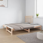 ZNTS Pull-out Day Bed without Mattress 2x cm 3124757