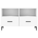 TV Cabinet White 80x36x50 cm Engineered Wood 828988