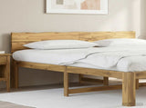 Live Edge Headboard ROSTOCK Whitewash 180 cm Solid Acacia Wood 903250