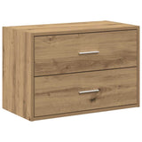Cabinet with 2 Drawers Artisan Oak 60x31x40 cm Engineered Wood 858837
