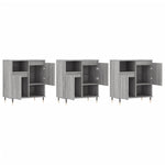Sideboards 3 pcs Grey Sonoma Engineered Wood 3190147
